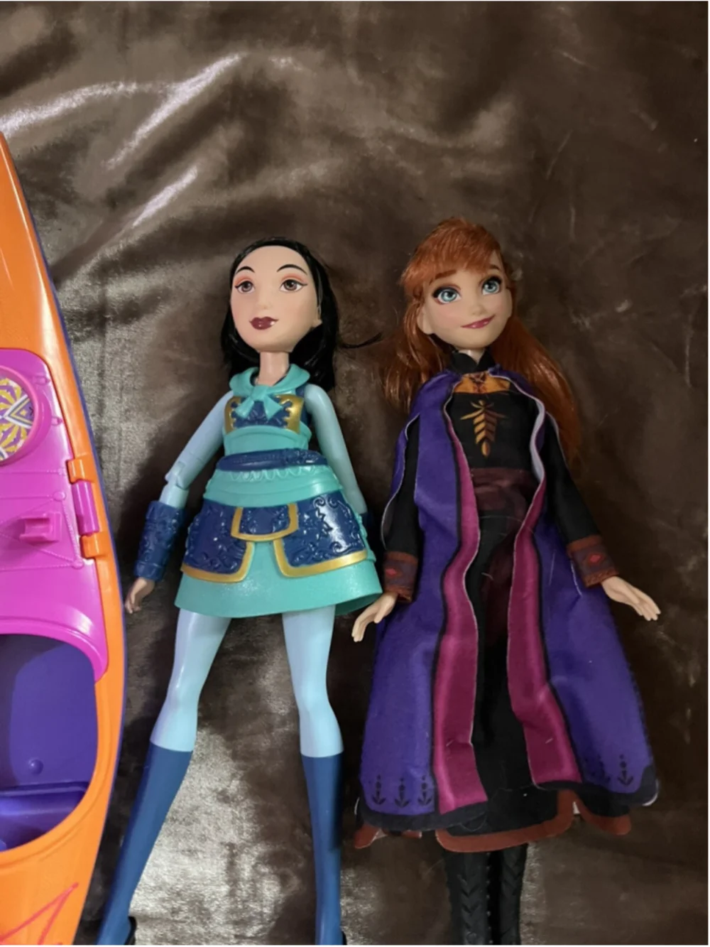 Disney Princess Barbie Dolls Mixed Lot Of 4 Previously Played With &CANOE